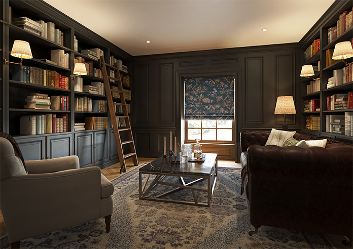 Orientalis, Jet - Twist&Fit Roman Blind - Image 7